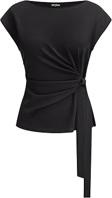 BTFBM Women Cap Sleeve Shirts