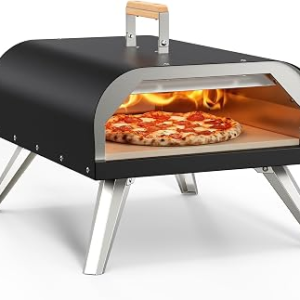 WOOCIT 12″ Multi-Fuel Outdoor Pizza Oven