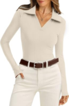 WIHOLL Long Sleeve Polo Shirts
