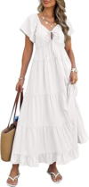 ECOWISH Summer Maxi Dress