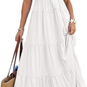 ECOWISH Summer Maxi Dress