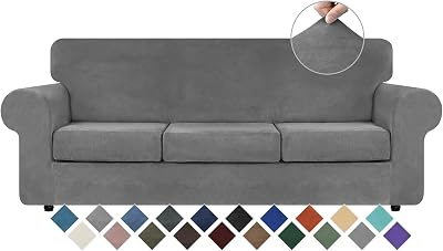 WEERRW 4 Pieces Couch Cover