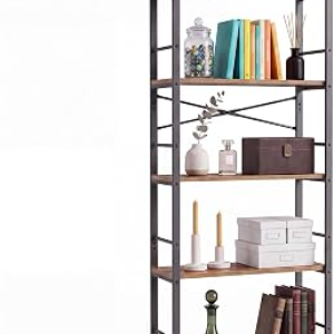 GARVEE 5-Tier 67″ H Book Shelves