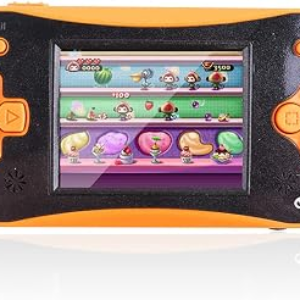 RS16 Portable Classic Game Controller – Built-in 260 Games, 2.5 inch LCD, Retro Arcade Video Game System – Children’s Birthday Gift (Orange)
