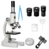 64X-2400X Monocular Optical Microscope Elementary School Children Science Experimental Biology Teaching