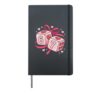 67 Dice Valentine’s Day Six Seven Hearts 6-7 Meme Hardcover Journal, Black