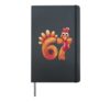 67 Thanksgiving Funny Turkey Hardcover Journal, Black