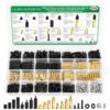 696pcs M3 Motherboard Standoffs Spacers Kit, Brass Nylon Hex Screw Nut Set