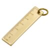 6cm Small Copper Ruler Keychain, School Stationery