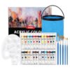 6ML Tube 24C Watercolor(5Br+Palette+Bucket)