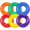 6 Pack 28 Inch Neon Inflatable Pool Float, Summer Pool Party for Adults