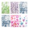 6 Pack Floral Planner Binder Dividers, A5 6-Tab Six Ring Binder Dividers, 6-Hole PVC Divider Sheets for Journal, Notebook, Planner, Budget Binder and Daily Organizer