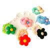 6 Pack, Mixed‑Color Thick Cotton Fabric Hair Scrunchies, Soft Woven Hair Ties, Elastic Hair Bands for Women Girls Daily Hairstyle Decoration