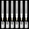 6Pack Refillable Paint Pen, Clear White Painting Pens Empty Acrylic Marker