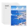 6 Pack Rigid Print Protectors Clear Hard Plastic Sheet Protectors Top-Loading (6, 11" x 14")