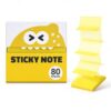 6 Pack Transparent Glitter Sticky Notes 480 Sheets, See‑Through Memo Pads