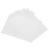 6pcs A5 Binder Dividers Acrylic Index Dividers for Study