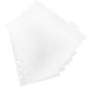 6pcs A6 Acrylic Index Dividers for 6 Ring Binder Tabs
