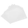 6pcs Acrylic Binder Index Dividers for 6 Ring Binders