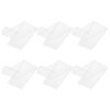 6pcs Acrylic Book Stand Holder for Books and Notebooks Display
