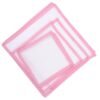 6pcs Blank Needlepoint Canvas Cotton Fabric with Colored Edges 13 Mesh