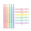 6Pcs Brush Pen Set Pastel Markers Art Color Highlighter Calligraphy School Supplies Stationery