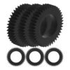 6pcs Cash Counter Machine Gear Wheel Black Plastic Replacement Part