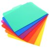 6pcs Colorful File Folders Set A4 Pp Plastic Folder for Office Storage