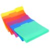 6pcs Colorful Plastic File Folder Set for Documents A4 Pp
