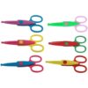 6 Pcs Craft Scissors Set, 6 Pattern Decorative Edge Scissors for Arts and Crafts, Scrapbooking Scissors for Projects, Greeting Card Making, Cutter Free Safety DIY Tool