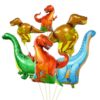 6PCS Dinosaur Mylar Balloons 13-50in Large Dinosaur Foil Balloon ﻿
