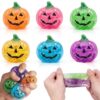 6Pcs Halloween Squishy Toys Pumpkin Stress Balls for Kids Party Favors