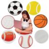 6 Pcs Kids Carpet Circle Seats 16" Kids Round Soft Warm Floor Rug