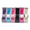 6pcs Mini Tape Cutter Dispenser Abs Metal Refillable Desk Organizer