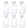 6pcs Ml Press Bottle Container for Makeup Remover and Nail Polish
