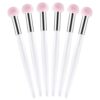 6 PCS Mushroom Makeup Sponge with Handle Small Concealer Sponge Brush