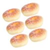 6pcs Pu Fake Donut Props Realistic Artificial Doughnut Model