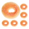 6pcs Realistic Artificial Fake Doughnut Model Pu Prop Donut