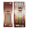6 Pcs Retractable Gel Inks Pens, 0.5mm Colorful Gel Pen Set for Note Taking, Sketching, Classroom Portable Design Pens Colored Teacher Supplies Colored for School Back to School Supplies College