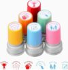 6 Pcs Self Inking Reward Stamps for Homework, French Reward Stamps Set with Encouraging Phrases and Patterns, Colorful Classroom Supplies for Grading Homework, Daily Feedback, School Use