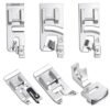 6pcs Sewing Machine Presser Foot Kit, Narrow Rolled Hem Feet 3mm/4mm/6mm