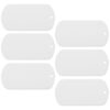 6pcs Stainless Steel Small Name Plate for DIY Engraving