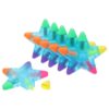 6pcs Star Shape Highlighter Pen Set, Pp Fluorescent Colors for Drawing