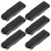6pcs Universal Money Clip for Cash Drawer and Register Iron Black