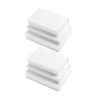 6pcs White Artificial Book Prop Stack for Shelf Styling and Display