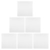 6pcs White Square Felt Bulletin Board Self Adhesive 11.8x11.8 Inch