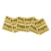 6pcs Yellow Handle with Care Adhesive Warning Labels