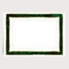 6 Photo Frame Season's Greetings Cards with Envelopes, Emerald Marble
