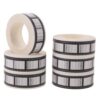 6 Rolls Filmstrip Border Decorative Washi Tape for DIY Journals, 6