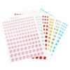 6 Sheets Acrylic Adhesive Rhinestone Face Jewel Stickers